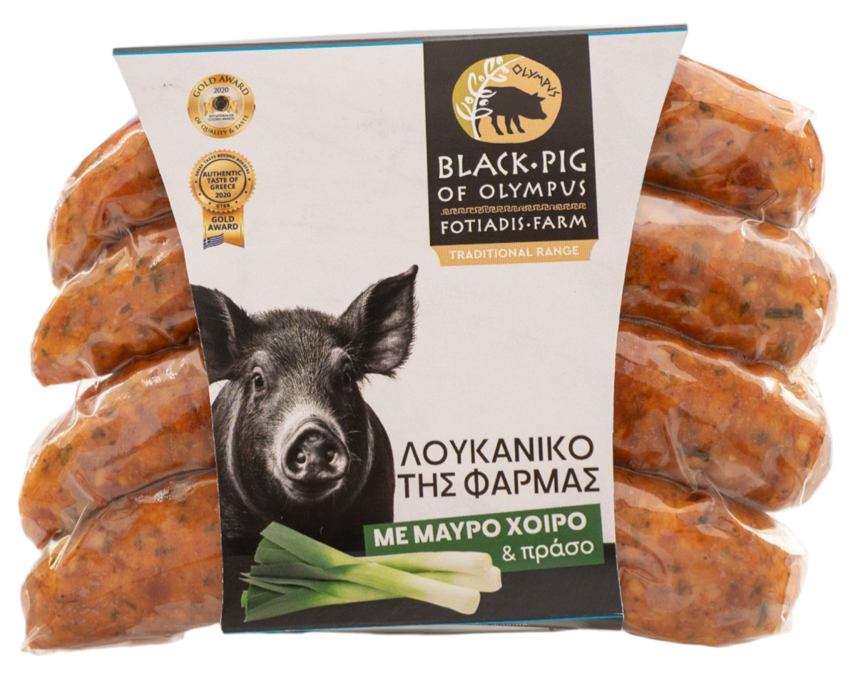 Loukaniko Black Pig Prei 340gr